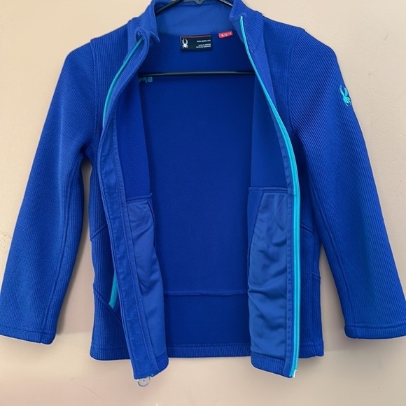 😊♥️NWOT Spyder Kids Zip Up Jacket Fleece Lined Mid Weight Size Medium 10… - Picture 6 of 12